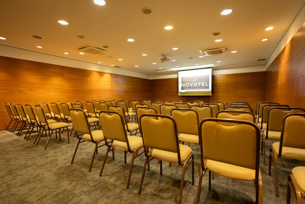 Sala de eventos do Novotel Florianópolis onde acontece a imersão